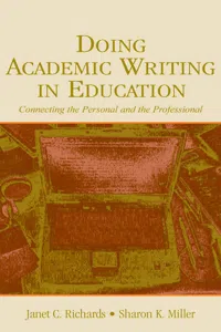 Doing Academic Writing in Education_cover