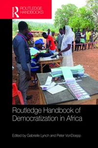 Routledge Handbook of Democratization in Africa_cover