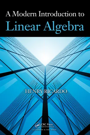 A Modern Introduction to Linear Algebra