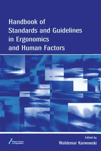 Handbook of Standards and Guidelines in Ergonomics and Human Factors_cover