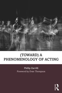 (toward) a phenomenology of acting_cover