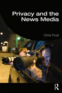 Privacy and the News Media_cover