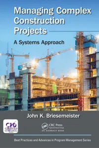 Managing Complex Construction Projects_cover