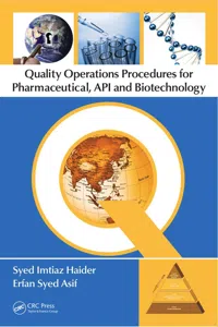 Quality Operations Procedures for Pharmaceutical, API, and Biotechnology_cover