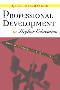 Professional Development in Higher Education_cover