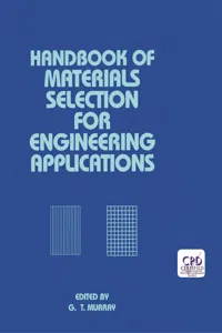 Handbook of Materials Selection for Engineering Applications_cover