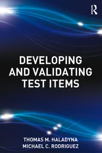 Developing and Validating Test Items_cover