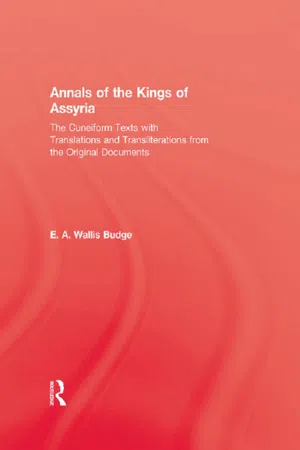 Annals Of The Kings Of Assyria