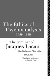 The Ethics of Psychoanalysis 1959-1960_cover