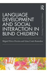 Language Development and Social Interaction in Blind Children_cover