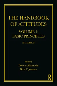 The Handbook of Attitudes, Volume 1: Basic Principles_cover