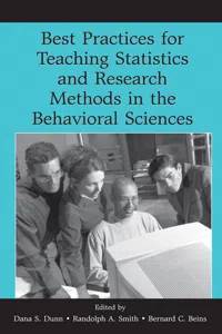 Best Practices in Teaching Statistics and Research Methods in the Behavioral Sciences_cover