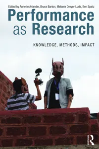 Performance as Research_cover