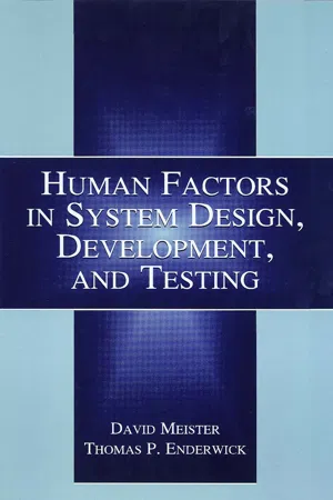 Human Factors in System Design, Development, and Testing