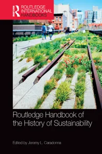 Routledge Handbook of the History of Sustainability_cover