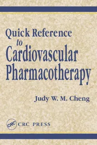 Quick Reference to Cardiovascular Pharmacotherapy_cover