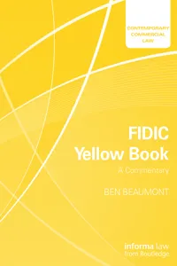 FIDIC Yellow Book: A Commentary_cover