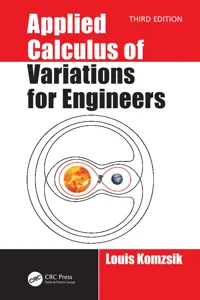 Applied Calculus of Variations for Engineers, Third edition_cover
