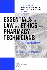 Essentials of Law and Ethics for Pharmacy Technicians_cover