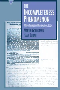 The Incompleteness Phenomenon_cover