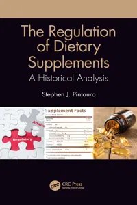The Regulation of Dietary Supplements_cover