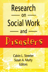 Research on Social Work and Disasters_cover