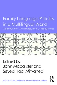 Family Language Policies in a Multilingual World_cover