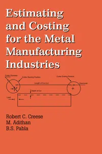 Estimating and Costing for the Metal Manufacturing Industries_cover