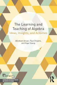 The Learning and Teaching of Algebra_cover