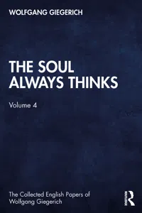 The Soul Always Thinks_cover