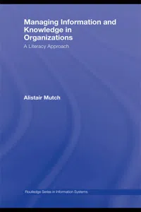 Managing Information and Knowledge in Organizations_cover