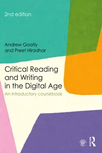 Critical Reading and Writing in the Digital Age_cover