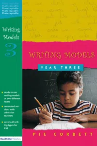 Writing Models Year 3_cover
