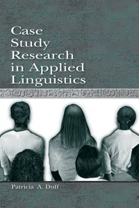 Case Study Research in Applied Linguistics_cover