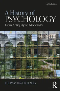 A History of Psychology_cover