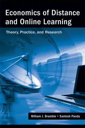 Economics of Distance and Online Learning