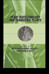 Plant Biotechnology and Transgenic Plants_cover