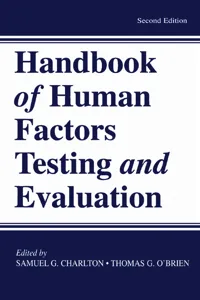 Handbook of Human Factors Testing and Evaluation_cover