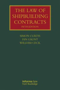 The Law of Shipbuilding Contracts_cover