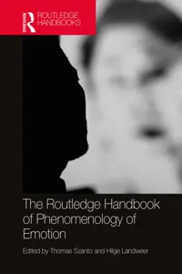 The Routledge Handbook of Phenomenology of Emotion_cover