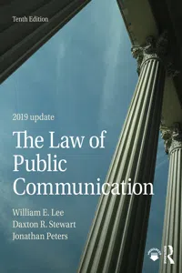 The Law of Public Communication_cover