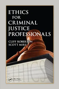 Ethics for Criminal Justice Professionals_cover
