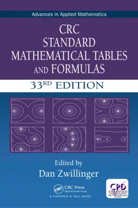 CRC Standard Mathematical Tables and Formulas_cover