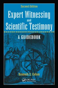 Expert Witnessing and Scientific Testimony_cover