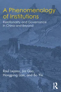 A Phenomenology of Institutions_cover