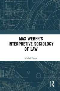 Max Weber's Interpretive Sociology of Law_cover