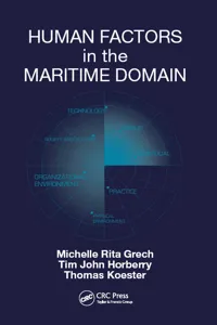 Human Factors in the Maritime Domain_cover