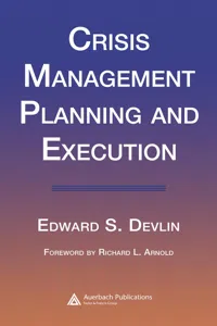 Crisis Management Planning and Execution_cover