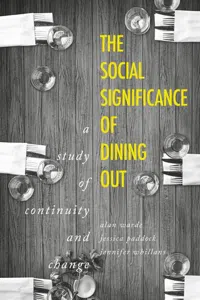 The social significance of dining out_cover