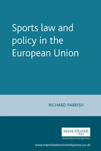 Sports law and policy in the European Union_cover